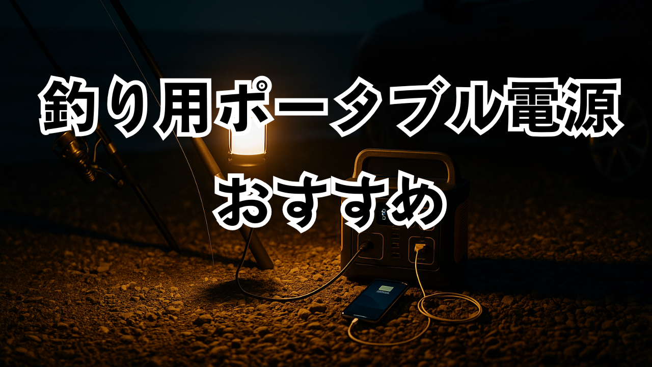 釣り用ポータブル電源完全ガイド！夜釣りライト・車中泊のおすすめを 