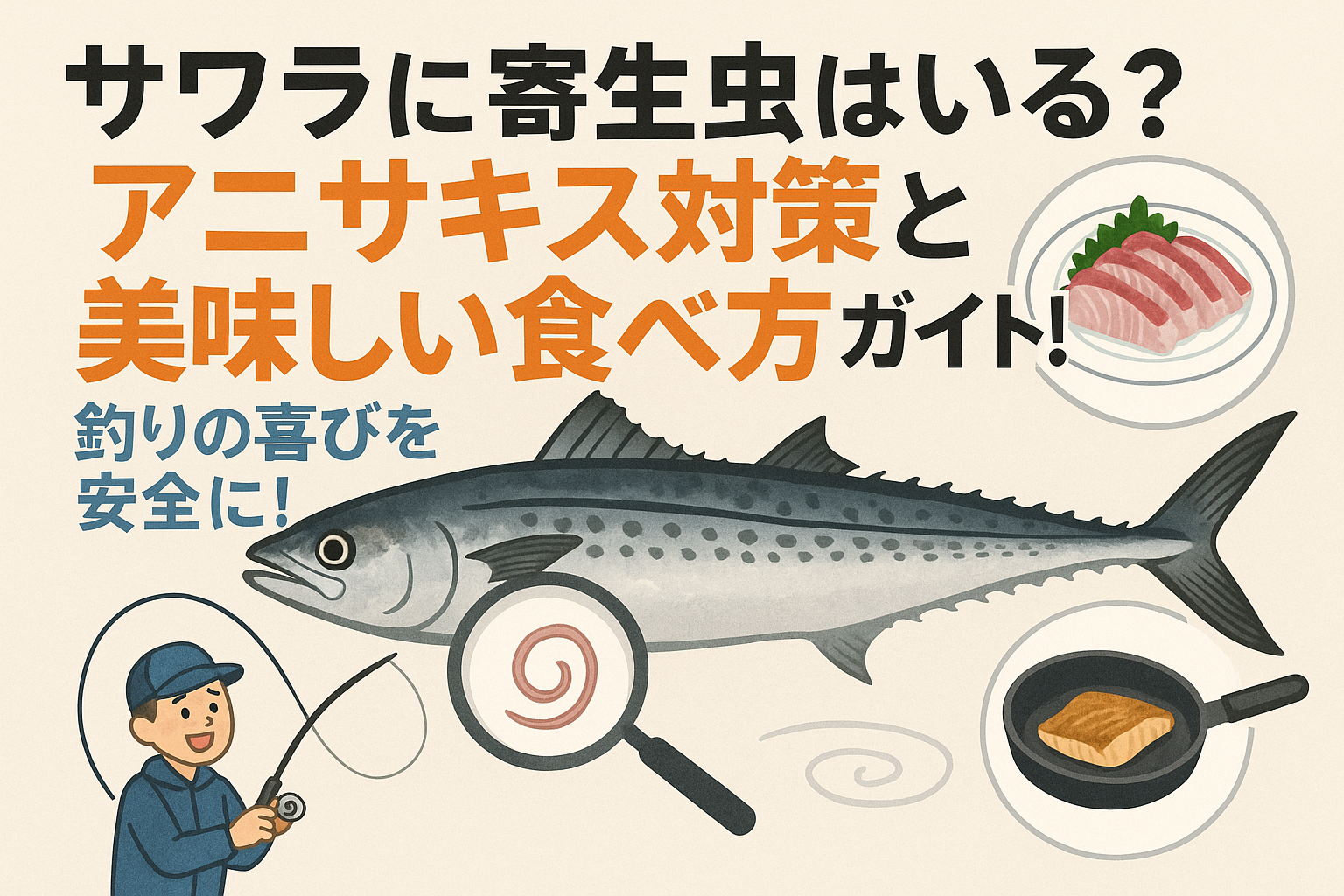 サワラに寄生虫はいる？アニサキス対策と美味しい食べ方ガイド！釣りの喜びを安全に！