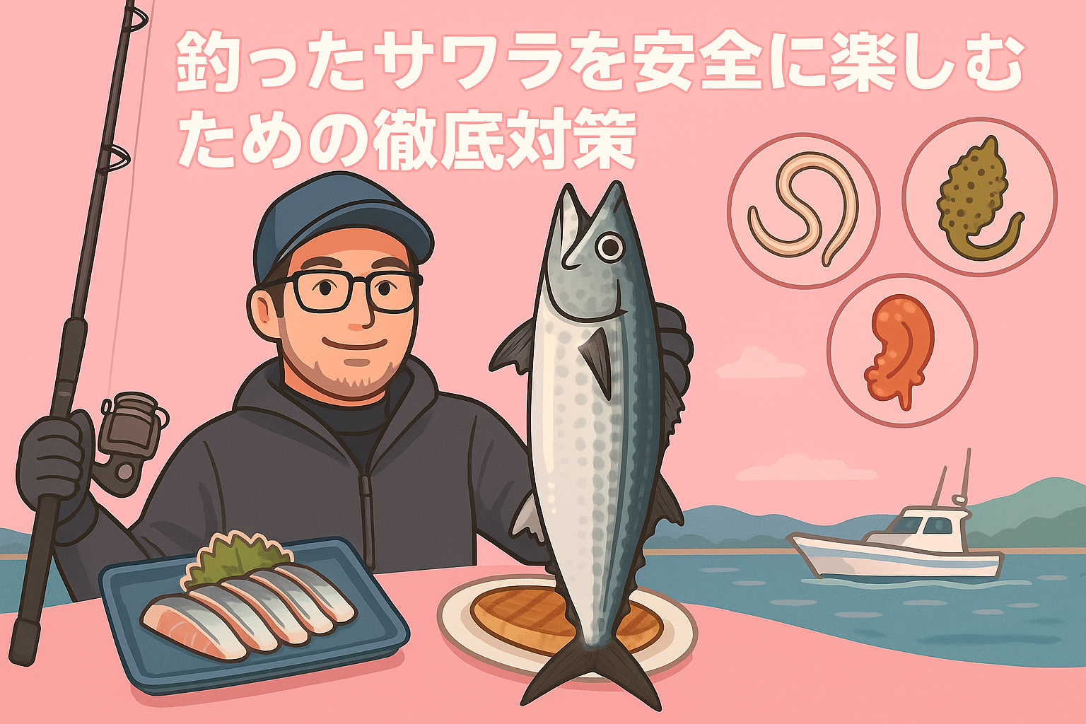 釣ったサワラを安全に楽しむための徹底対策