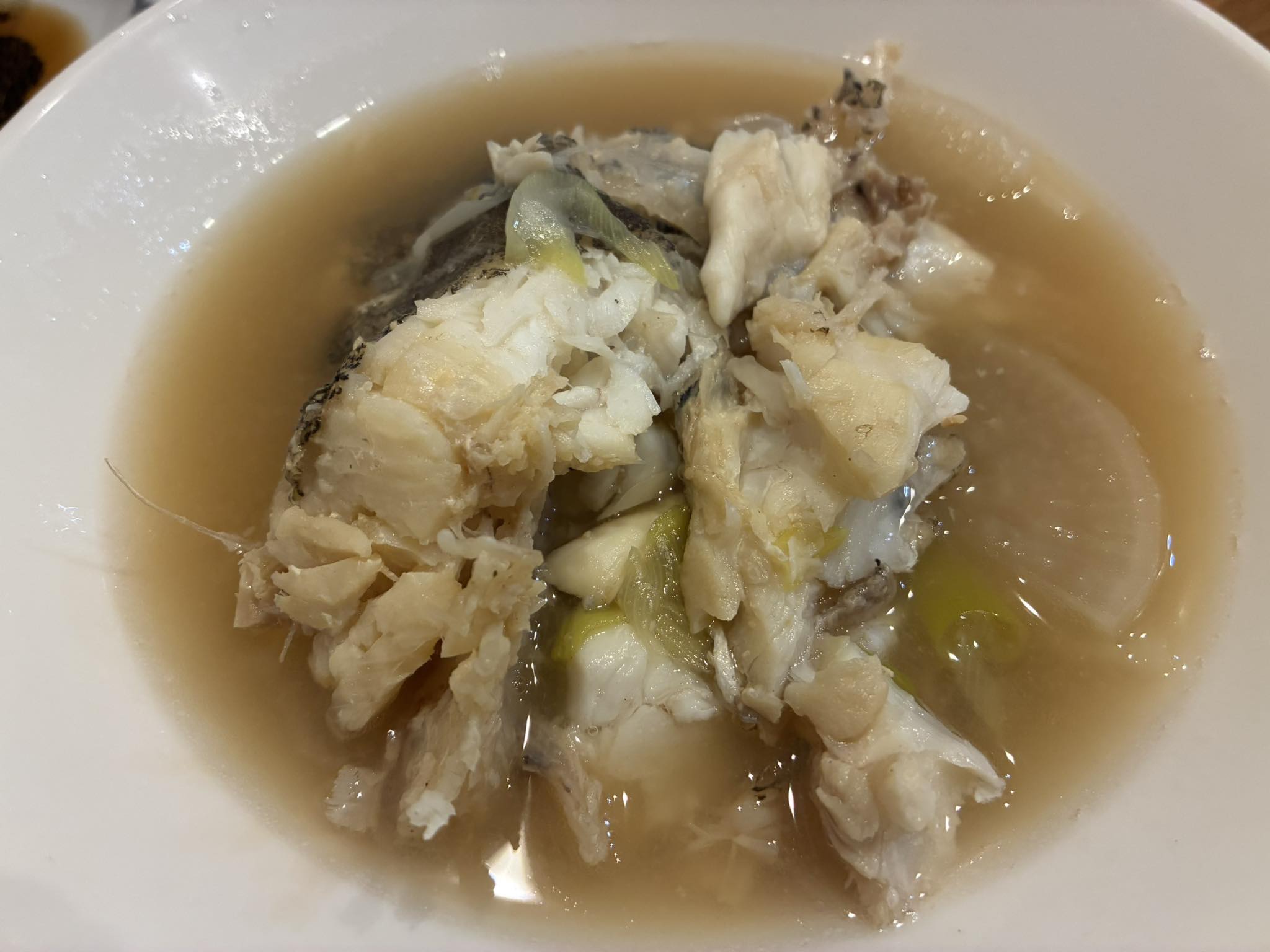 オオモンハタのあら汁