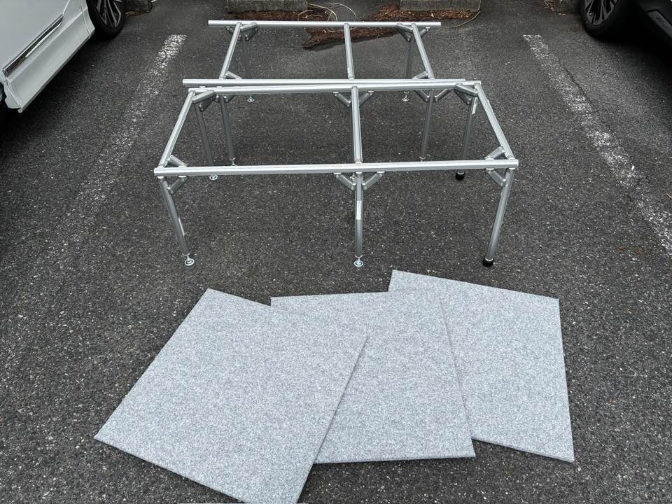 ヴォクシー釣り車中泊ベットに掛かった費用